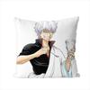 Gintama Animation Pillow Case For Car Sofa Decorative Home Doublesided Print Plush Square Throw Pillow Cushion Cover