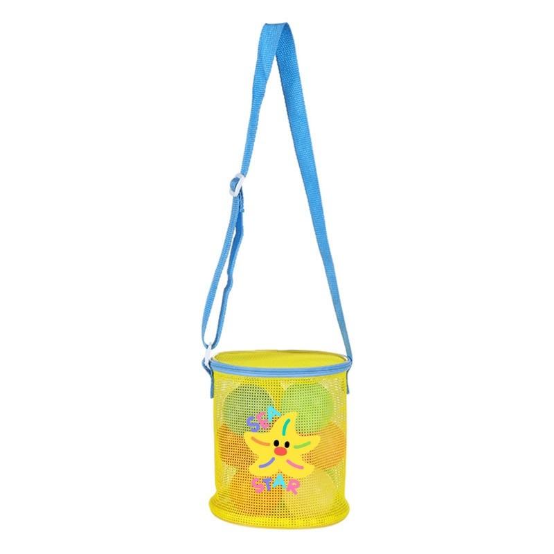 Cute Cartoon Beach Mesh Bag Children's Beach Toys Miscellaneous Items Shell Storage Bag, Beach Mesh Bag Children's Fashion Bag Accessories