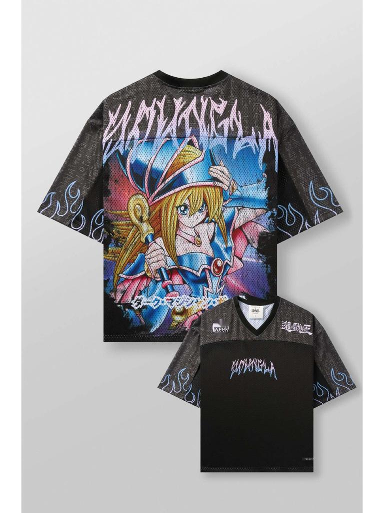 YOUNGLA Pánské nadměrné síťované rychleschnoucí letní sportovní tričko