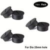 10PCS Desktop Cable Sealing Ring, Flexible Silicon Cable Hole Cover, Wire Finisher, Cable Passing, White/Black Round Washer