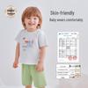 Rabbit Kids' Summer Boys' Short-Sleeve Homewear Set