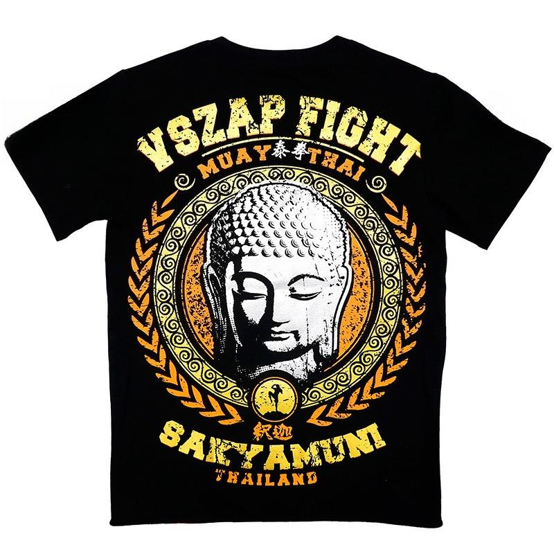 

Муай Тай Голова Будды Боевая Бронзовая Футболка с Коротким Рукавом для Мужчин Хлопок Спортивная Фитнес Одежда Костюм для Бокса UFC 4XL