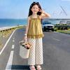 Stylish 2026 Girls' Sleeveless Doll Shirt & Two-Piece Summer Set