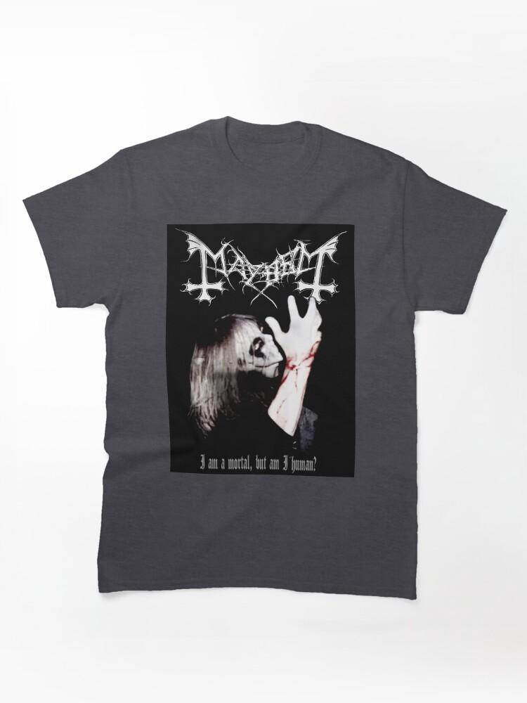 Eternal Mayhem Unisex T-Shirt, Mayhem Tee, Mayhem Inspired Merch, Black metal Unisex T-Shirt, Dead Classic Unisex T-Shirt