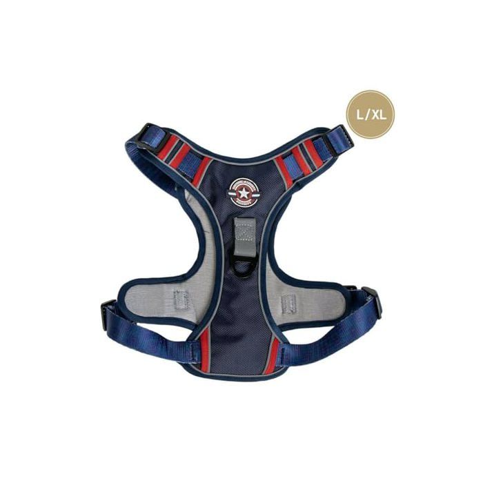 Harnais pour Chien - CERDÁ LIFE'S LITTLE MOMENTS - Spiderman - Confortable - Réglable - Bleu Marvel