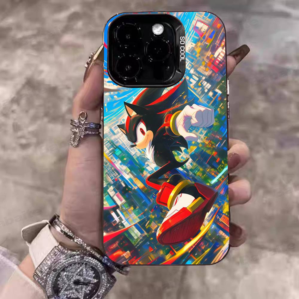

Game S-Sonic Movie Anime Color Phone Case For IPhone 17 16 15 14 13 12 11 Pro Max Plus Pro Shell iPhone 11