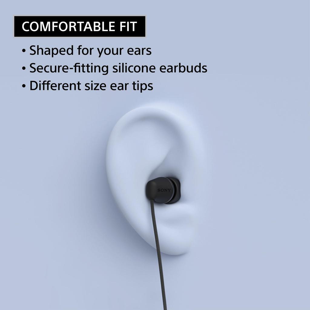 Sony Plug Wired Headphones for Phones with Multifunction Volume and Microphone Compatible with USB Audio Class White IER-EX15C USB-C In-Ear