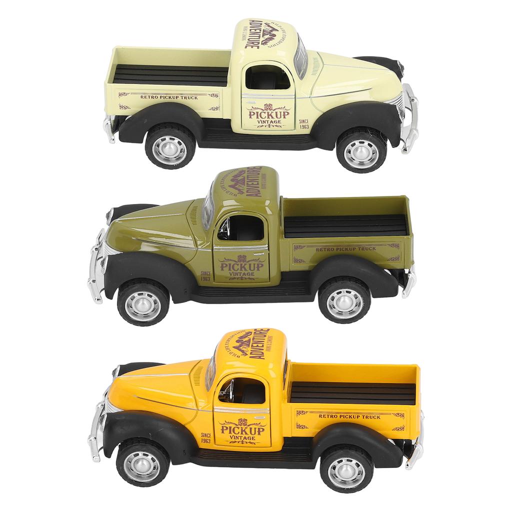 1:32 Scale Alloy Truck Model Toy Diecast Pull Back Ornament Vintage Car Replica Truck Toy for Childr