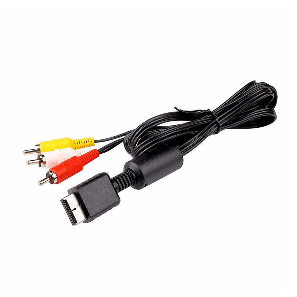New Multi Out Adapter AV Cord Video/Audio Cable 3 RCA Flat