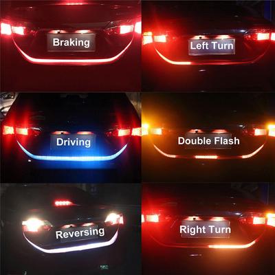 Bandă cu LED-uri cu 4 culori, lumini de semnalizare pentru hayon, bară, benzi pentru portbagaj