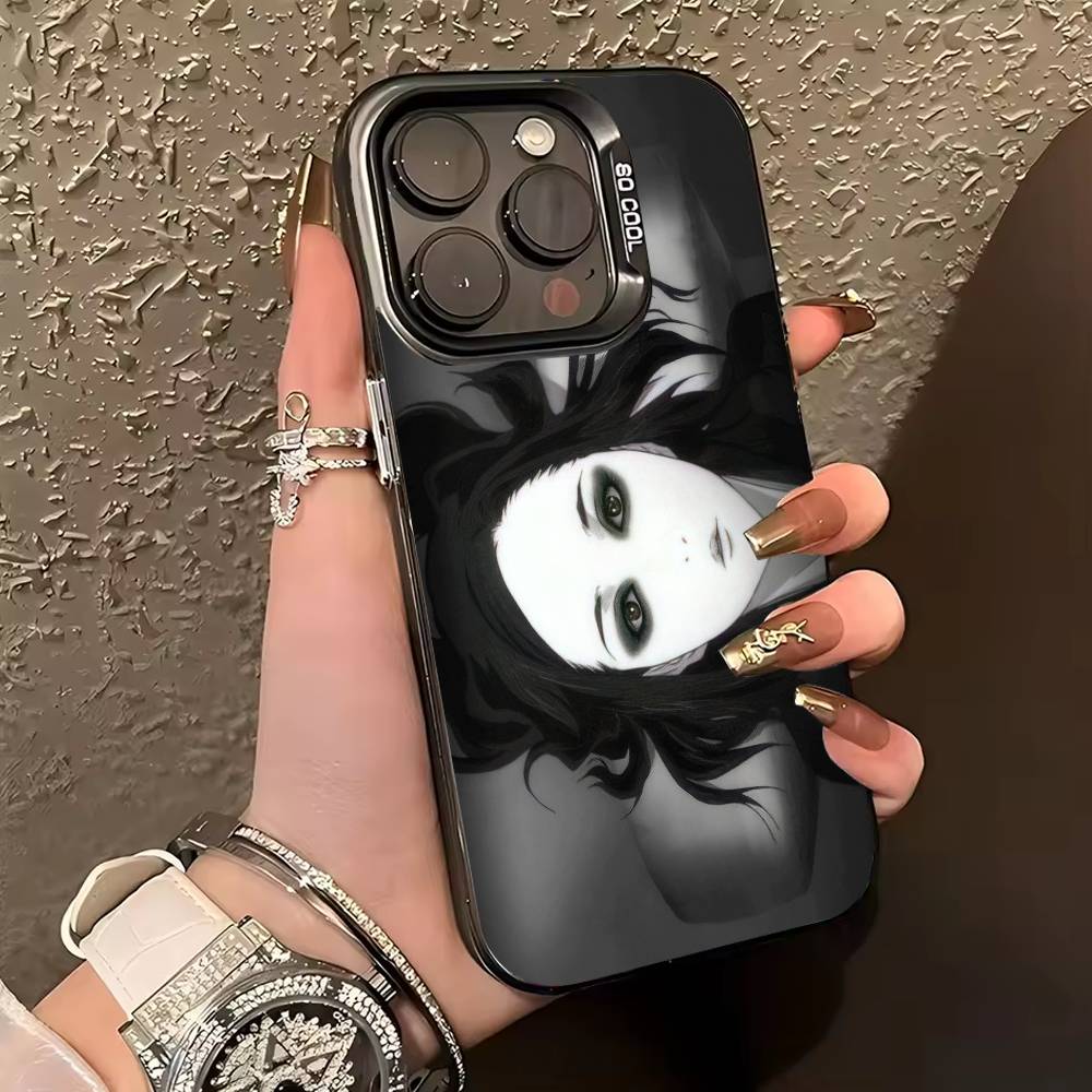 

A-Anime E-ergo P-Proxy Phone Case For iPhone 17,16,15,14,13,12,11 Plus,Pro Max,XS,Colored silver phone case iPhone17promax