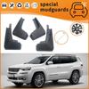 Брызговики 18-22 Jeep Grand Commander - Черный Комплект из 4 штук