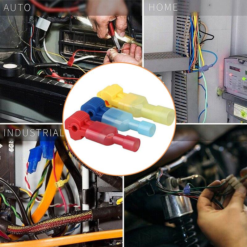 Quick Electrical Cable Connector Snap Splice Lock Wire Terminal Waterproof Crimp Wire Terminal Electrical Cable Connector T