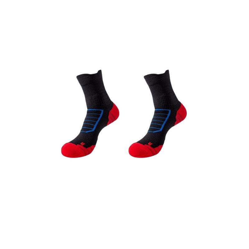 Towel Bottom Socks Men's Mid-calf Spring and Summer Style Thickened Running Sports Men's Style Basketball Professional Badminton Practical Anti-odor