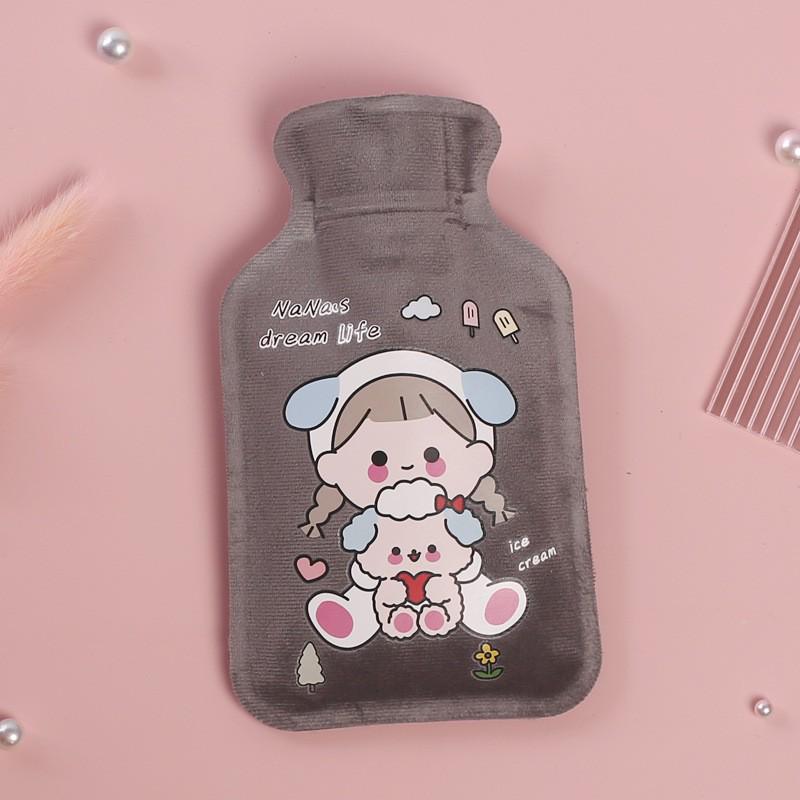 Mini Plush Cartoon Hot Water Bottle & Hand Warmer
