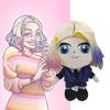 25cm Wednesday Addams Enid Sinclair Wolf Girl Plush Doll Stuffed Animal Toy