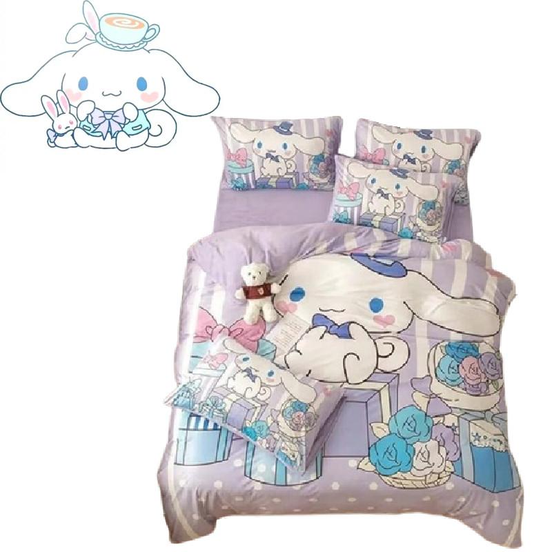 Cartoon Pattern Digital Print Bedding Set For Beds