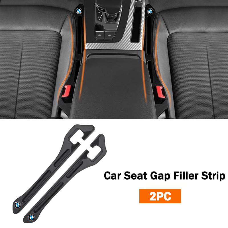 DECW8 1 Pair For BMW Car Seat Gap Plug Strip Side Seam Car Gap Filler Leak Proof Storage Organizer Interior Decoration Accessories