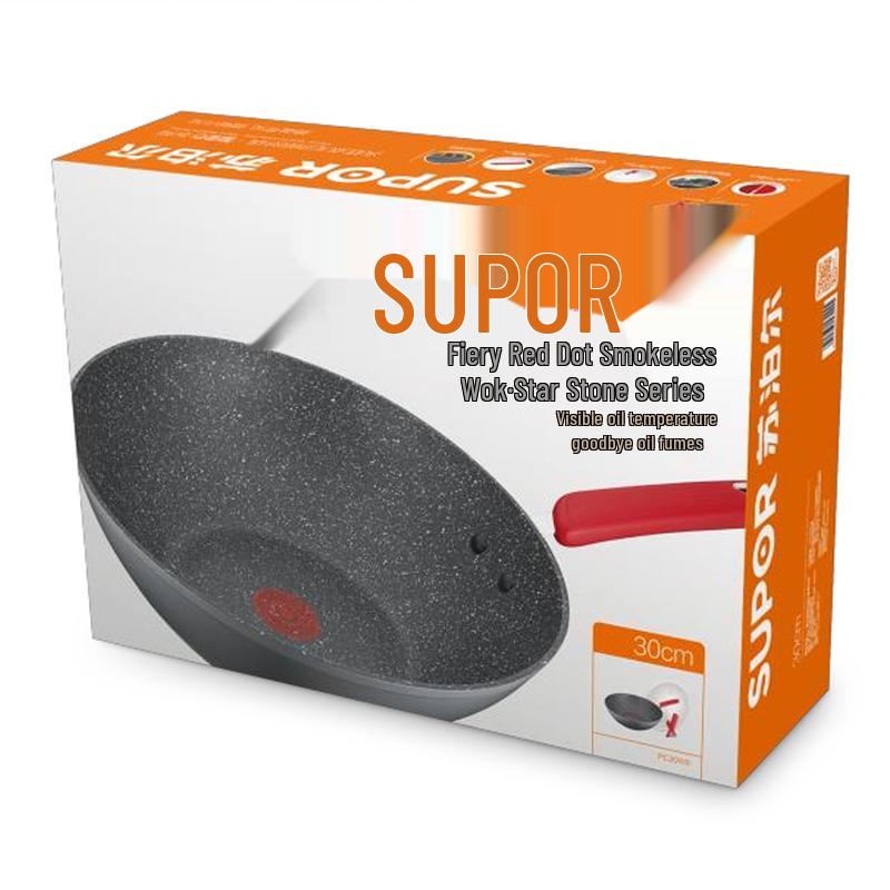 Supor Star Stone Red Dot Non-stick Wok
