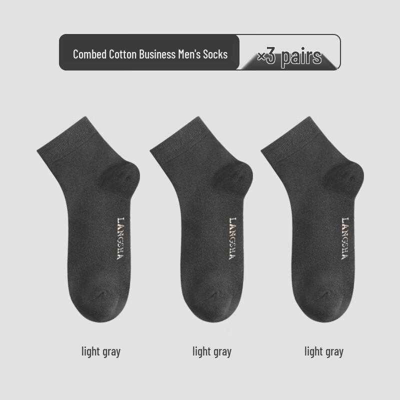 

LangSha Men s Odor-Resistant Mid-Calf Cotton Socks