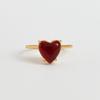 viollina Petite Heart Ring_Red