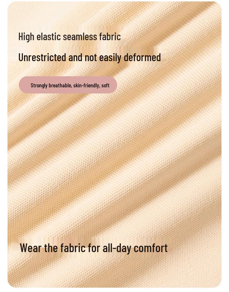 Seamless Sport Push-Up Anti-Sagging Bra with Breathable Fixed Cups