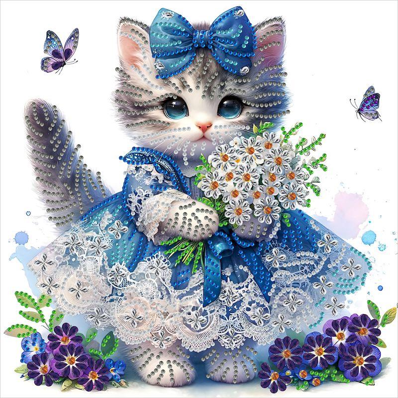 

GATYZTORY Cute Animals Special Shape Diamond Handicraft Art Diamond Painting For Adults Cartoon Paint By Diamonds Wall Decor 30x30cm жёлтый
