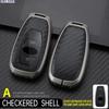 3/4 Buttons Zinc Alloy + Leather Car Key Case Cover Fob for Subaru BRZ Forester Legacy Outback WRX STI Impreza XV Crosstrek