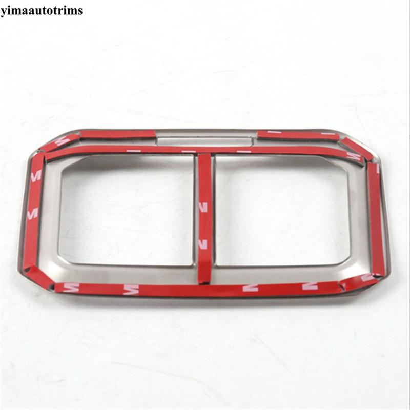 Car Rear Armrest Box Air Conditioning Outlet Vent Frame Cover Trim For Volkswagen VW Tiguan MK2 2016 -  Interior Accessories