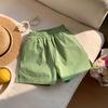  18/5000 Girls' And Boys' Casual Shorts For Summer, Loose Cotton And Linen Shorts For Children
