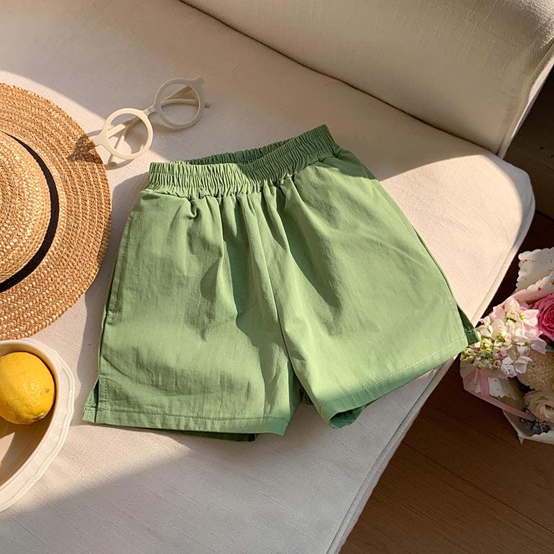 18/5000 Girls' And Boys' Casual Shorts For Summer, Loose Cotton And Linen Shorts For Children