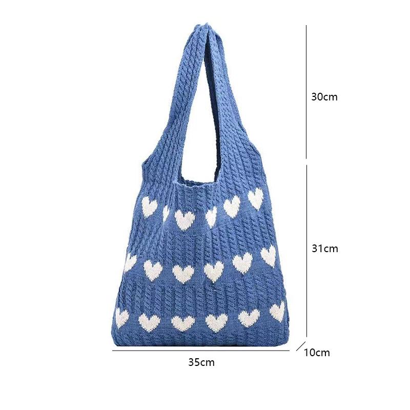Ladies' Large Capacity Woven Bags, Commuting Shopping Bags, Grocery Bags