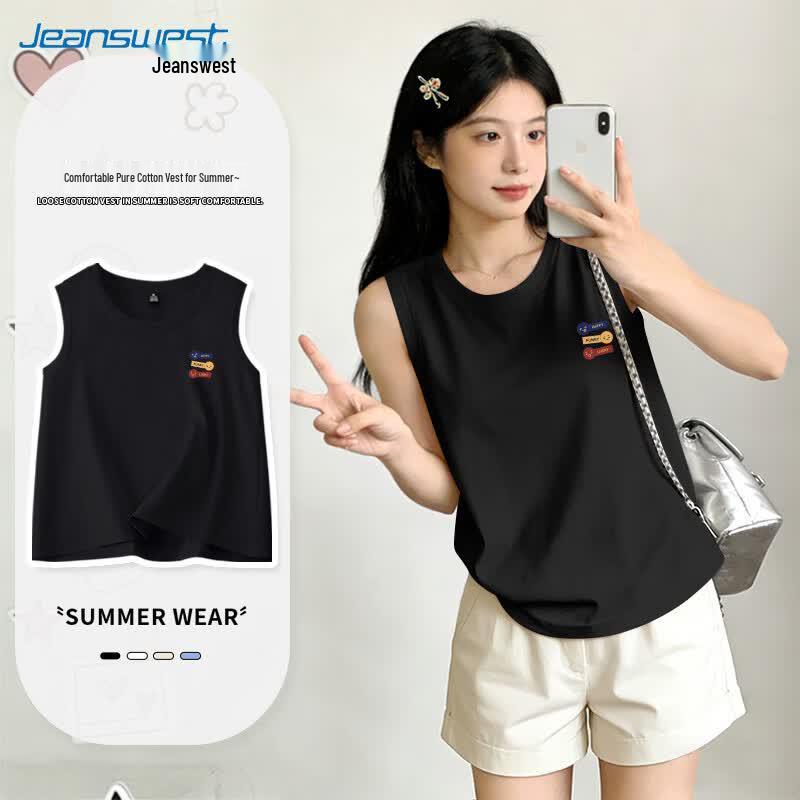 

Jeanswest Three Emotions Graphic Strap Top XL
