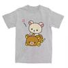 Car Drive Rilakkuma T-Shirt for Men Women Hipster Cotton Tee Shirt O Neck Short Sleeve T Shirt Plus Size Clothing