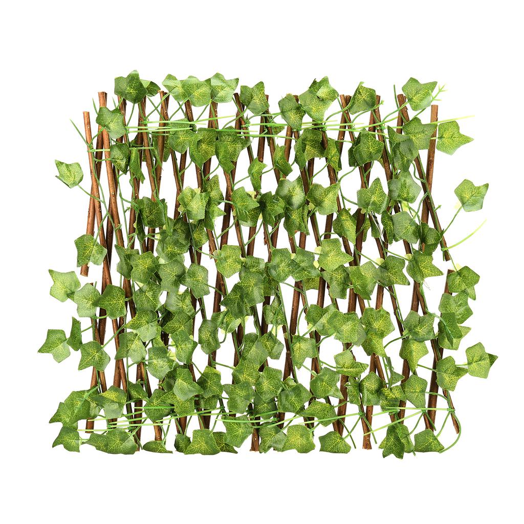 Simulation Fence Patio Fence Plant Fence Wood Garden Decoration Wooden Fence Retractable Fence