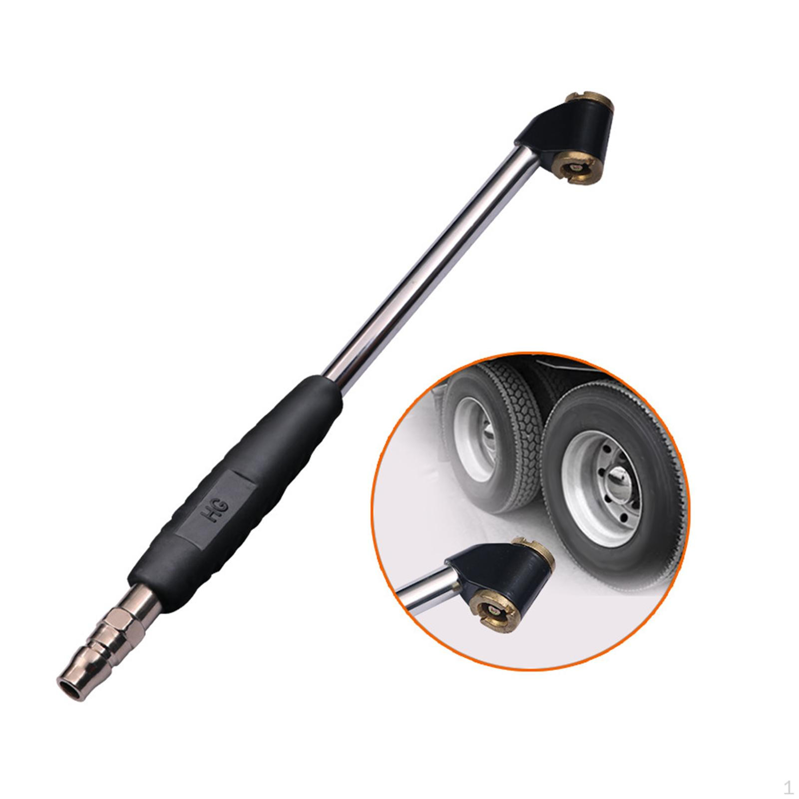 

Air Chuck Tire Inflator Hose Adapter Heavy Duty Easy Installation Replacement Sturdy Quick Inflation
