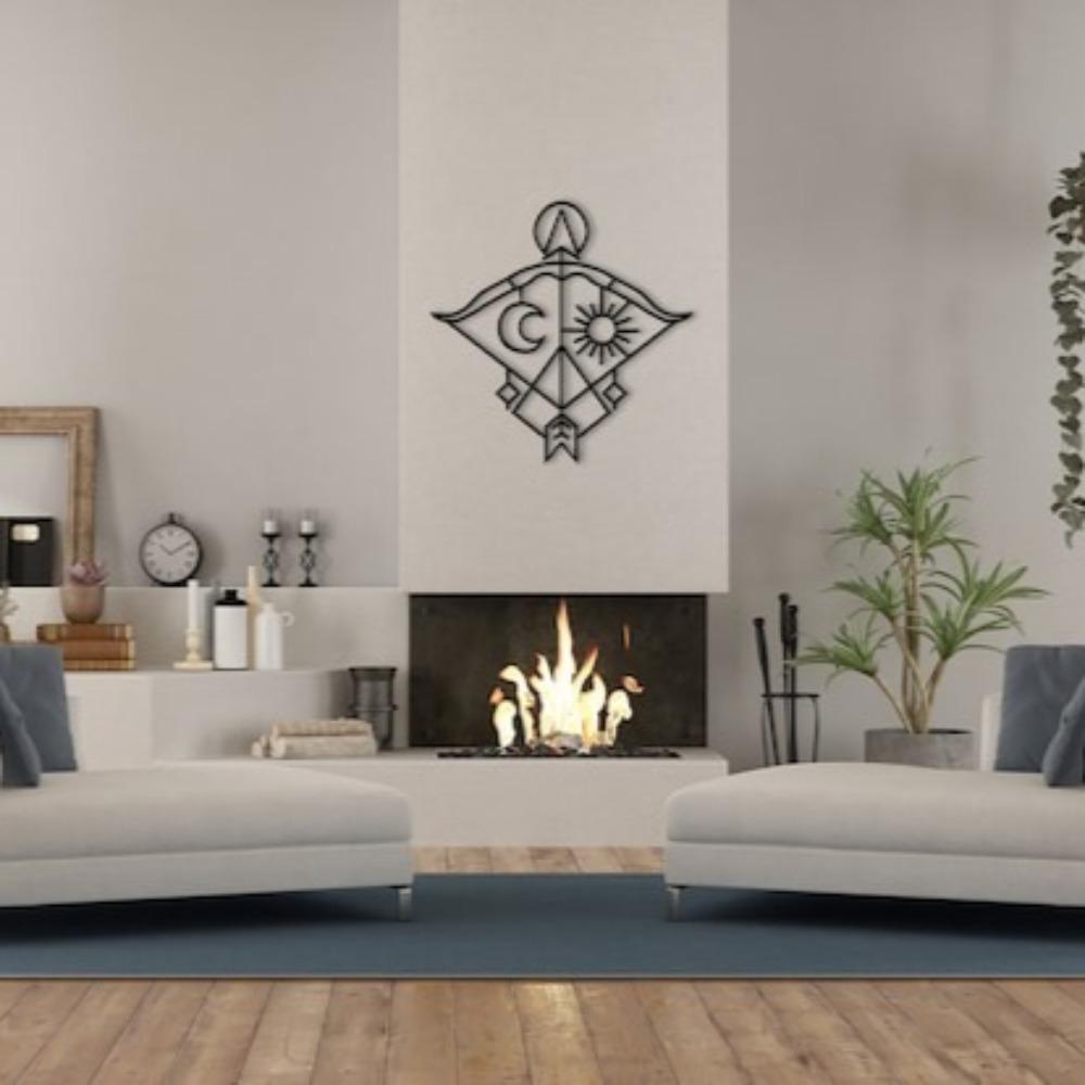 Sagittarius Metal Wall Art Zodiac Sign Home Decor