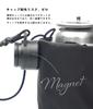 TOKYO CRAFTS Loop Wrap CB Can Cover, Black, with Cap Loss Prevention, Gear Storage, Magnetic Attachment, Lightweight, Dress Up Your Can