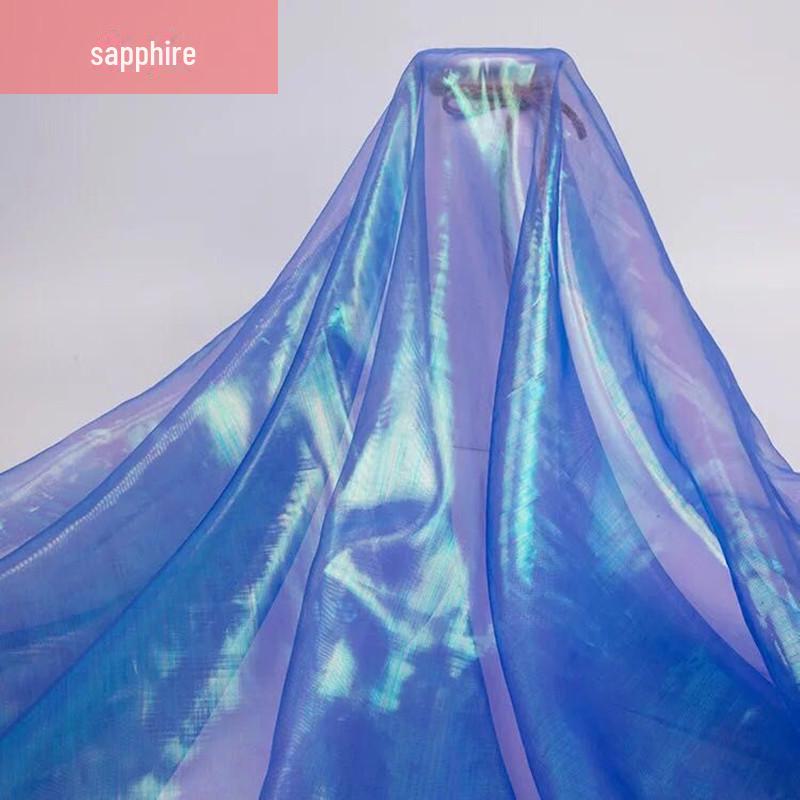 Buntes Fantasy-Laser-Gaze-Gewebe für Aisha Prinzessinnenkleider und Bühnenkostüme