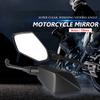 Širokoúhlé konvexní boční zrcátko pro motocykly, černé 10mm, příslušenství pro motocykly, zpětné zrcátko pro motocykly a terénní motocykly