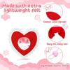 Funny Heart Shape Cat Dogs Hat Cute Comfortable Cat Dogs Headwear Pet Accessories Soft Dog Cosplay Hat New Year Party