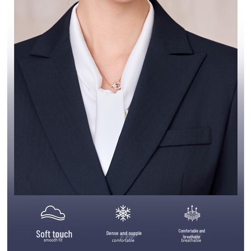 Women's Slim-Fit Short Blazer Suit Set