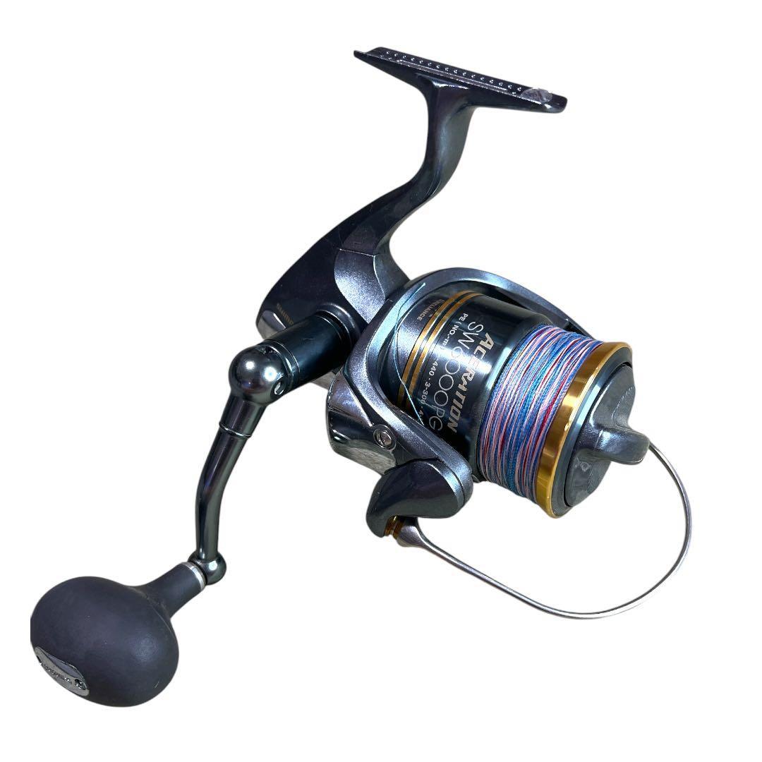 Used SHIMANO ACERATION SW6000PG spinning reel good condition