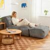 ZDFK-QIANHUI Chaise Longue Modular de Chão - Sofá-Cama Conversível para Relaxamento em Múltiplas Cenas