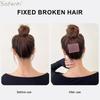 10 Stück einfarbige Haarspangen mit magischen Klebepunkten für Ponyfrisuren, Haarclips, Haaraccessoires und Styling-Tools für Damen, die sich waschen, Gesicht schminken und stylen möchten