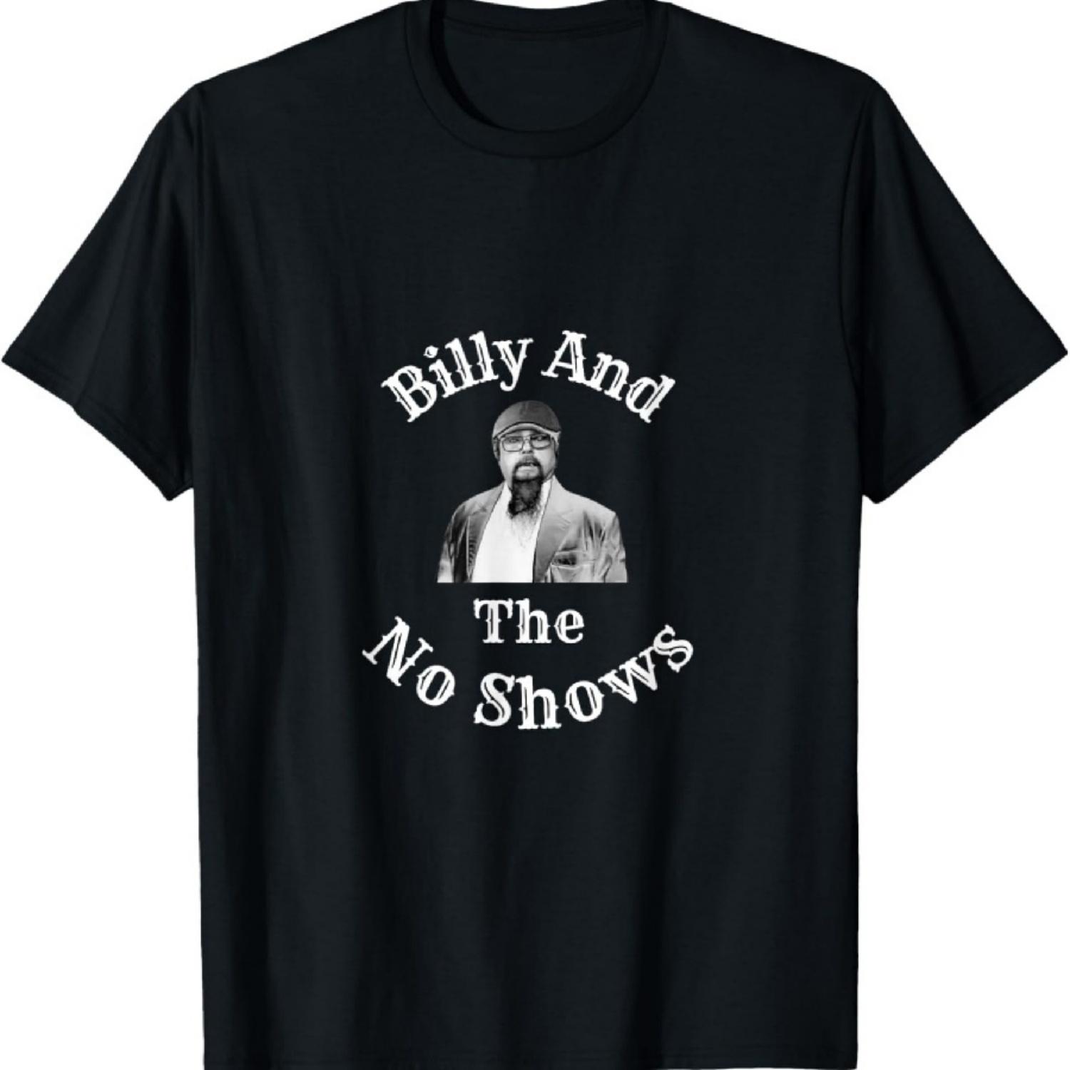 Футболка Billy And The No Shows в стиле винтажной рок-группы XXXXXL чёрный