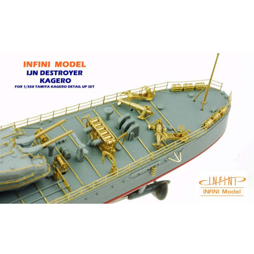 Infinimodel 1/350 IM Series Japanese Navy Destroyer Kagero Detail Up Set for T Company Plastic Model Kits (IM53503)
