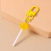 Cute Resin Candy Lollipop Keychain Mini 3D Simulation Food Key Rings for Women Girls Handbag Pendant DIY Kids Jewelry Gifts