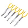 3/5Pcs Extra Long Nose Pliers Set, 11 Inch Straight & Bent Tip Mechanic Spanner & Clip Removal Tools for Car Repair