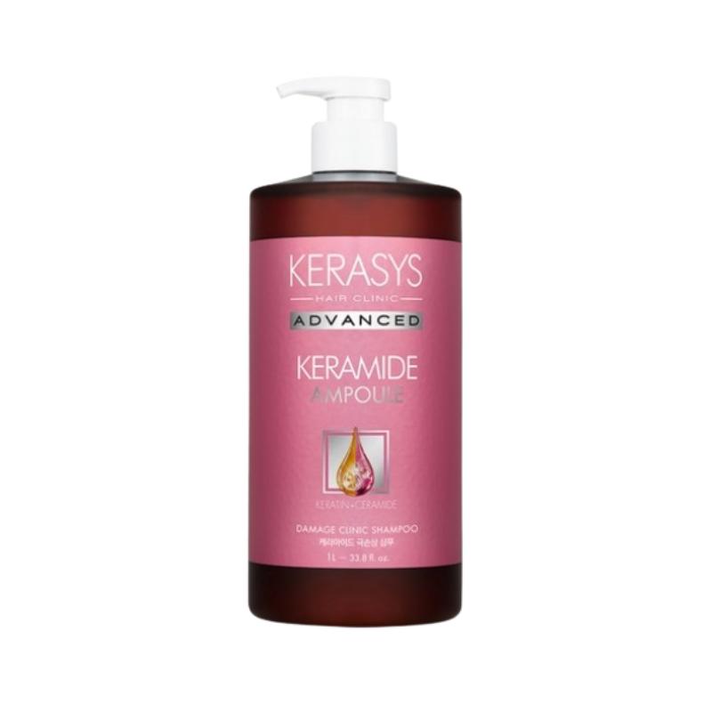 Kerasys Keramide Damage Clinic Shampoo 1L | Korean Shampoo for Extremely Damaged Hair, Keratin & Ceramide Care 1L